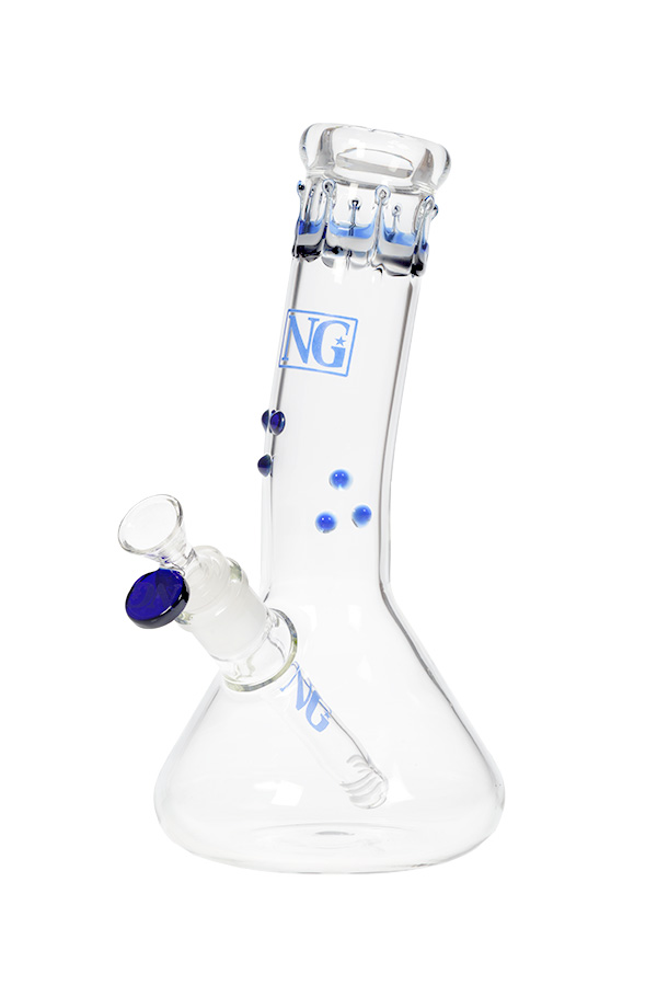 11 inch Color Mouthpiece Bent Neck Beaker Bong