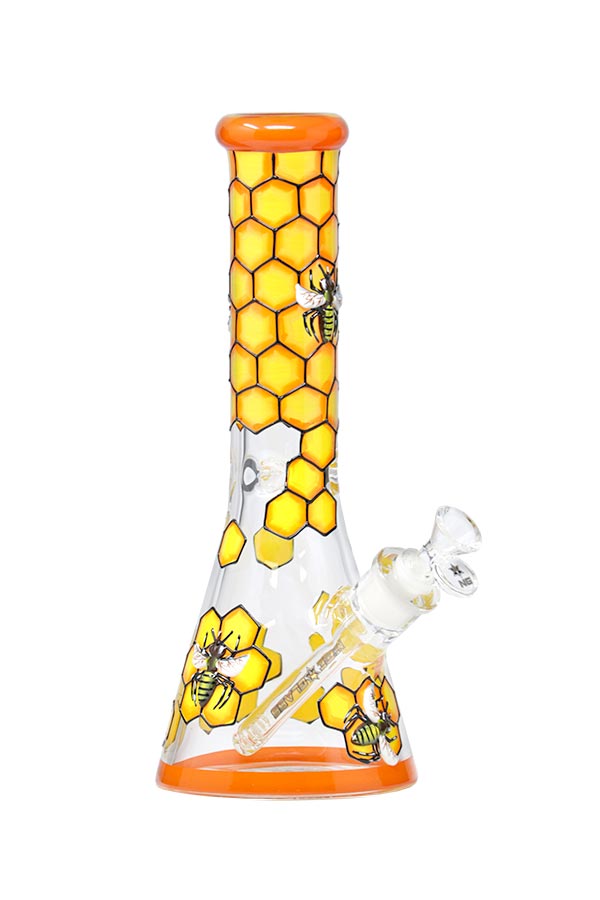 12.5 inch 3D-Wrap Honey Bee Beaker