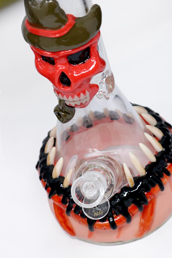 12.5 3D-Wrap Red Skull Beaker