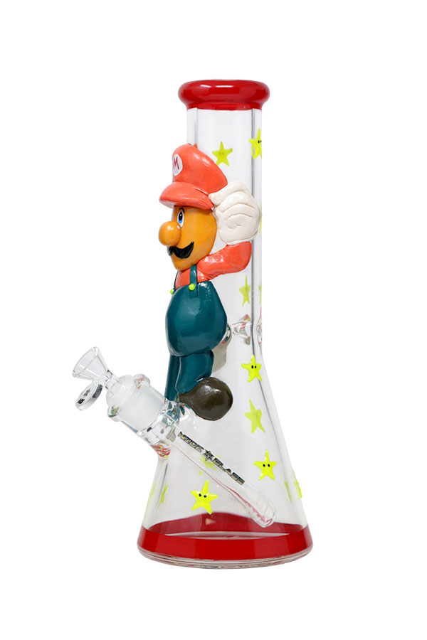 12.5 inch 3D Glow-In-The-Dark Mario Beaker