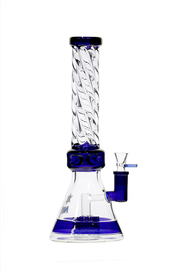 14 inch Spiral Tube Tree Perc Beaker