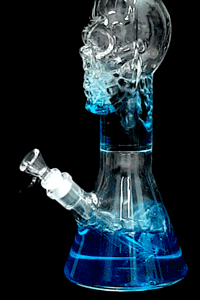 19 inch Skull Head 6-Arm Tree Perc Bong