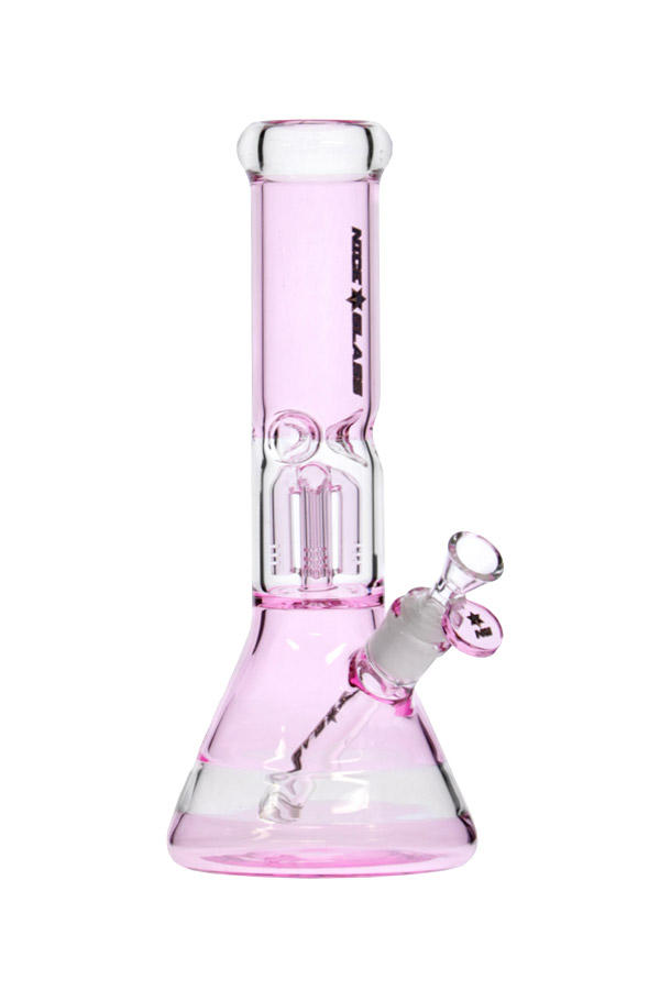 11 inch Full Color 4-Arm Mini Perc Beaker