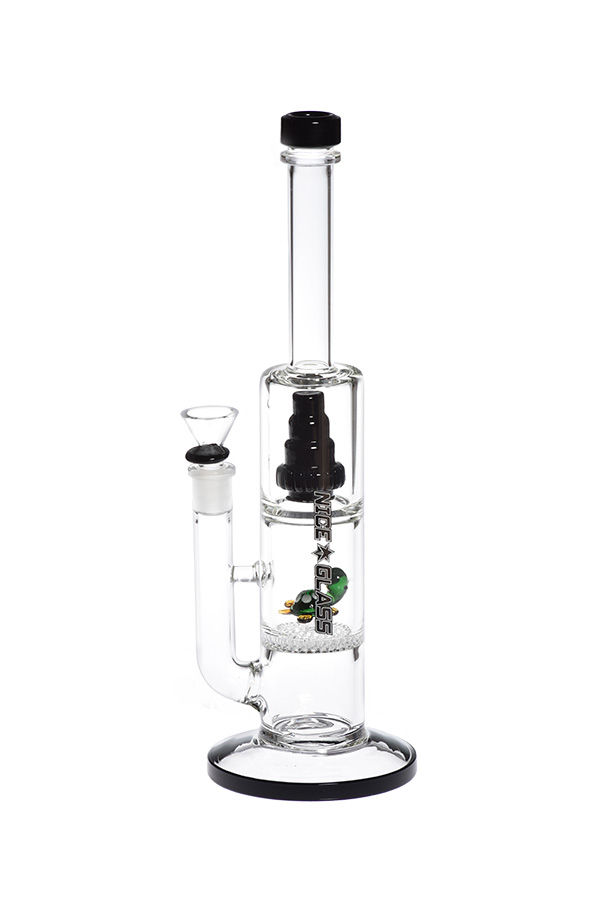 13 inch Turtle Honeycomb to Tiered Perc Bubbler