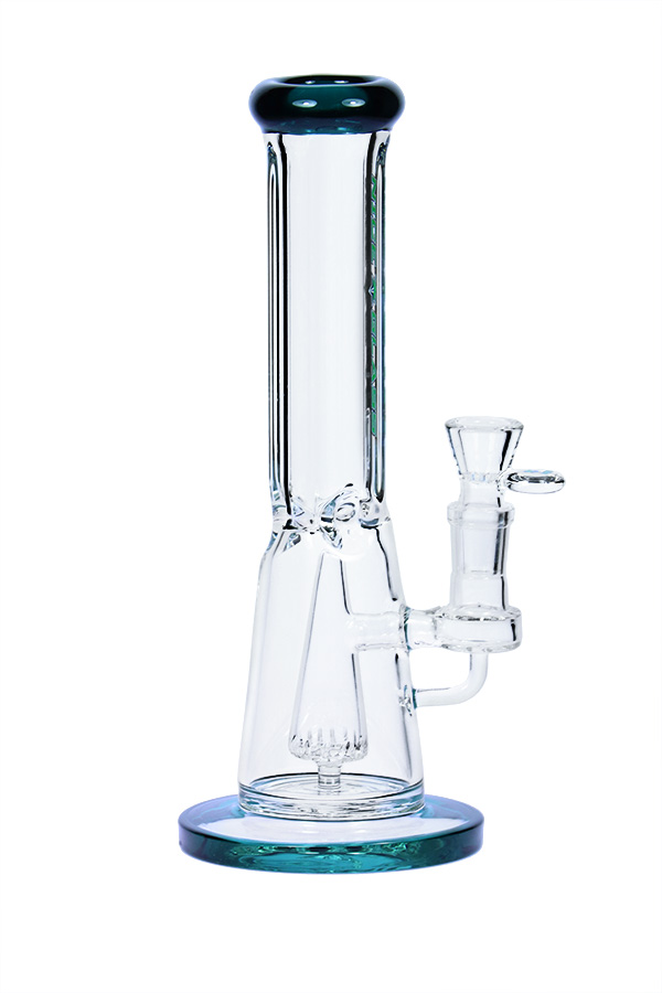 12 inch Hexagon Tube Cone Perc Bong