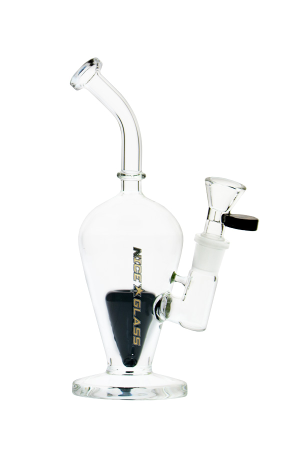 8 inch Cone Perc Reverse Triangle Bubbler