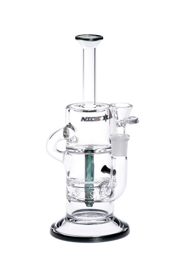 9 inch Unique Recycler w/ North Star Glass