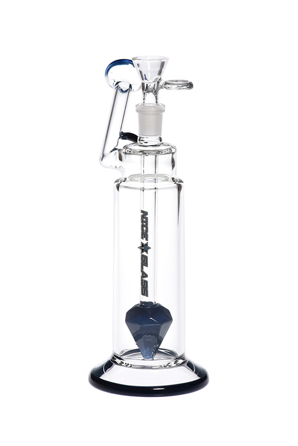 9 inch Diamond Perc Bubbler