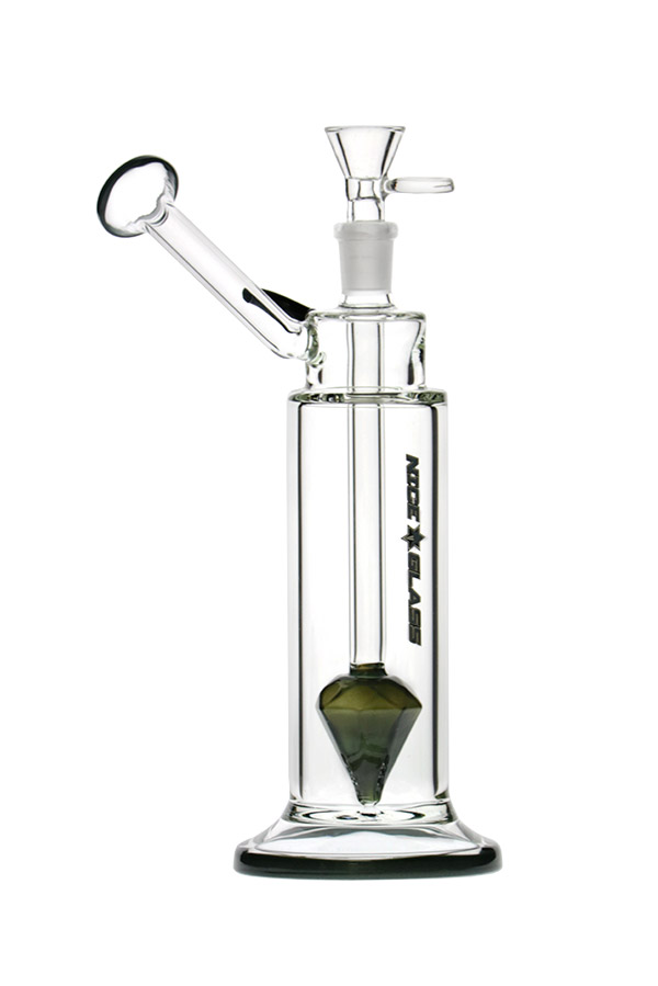 9 inch Diamond Perc Bubbler