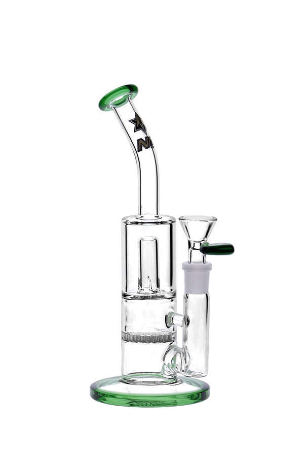 8 inch Honeycomb Perc Bubbler
