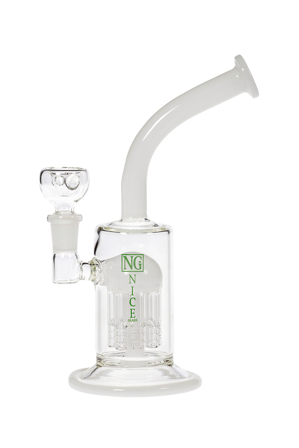 9 inch Bent Neck 8-Arm Tree Perc Bubbler