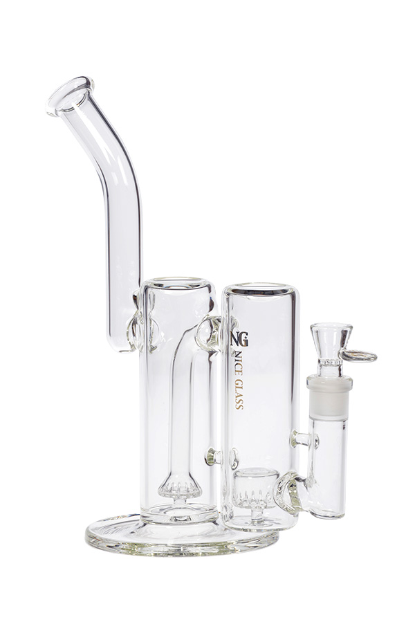 12 inch Dual Chamber Cup to Showerhead Perc Bubbler