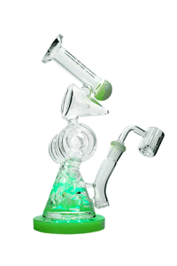 9 inch Double Ring Dab Rig